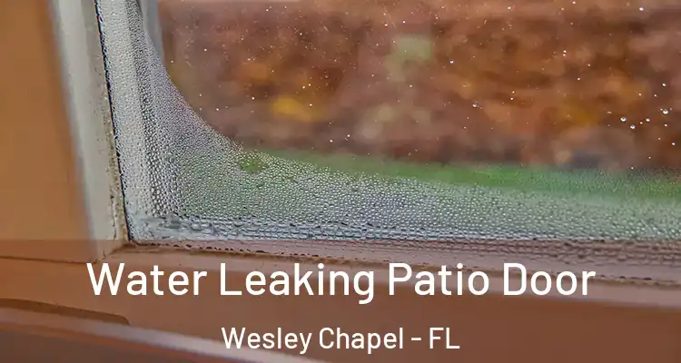 Water Leaking Patio Door Wesley Chapel - FL